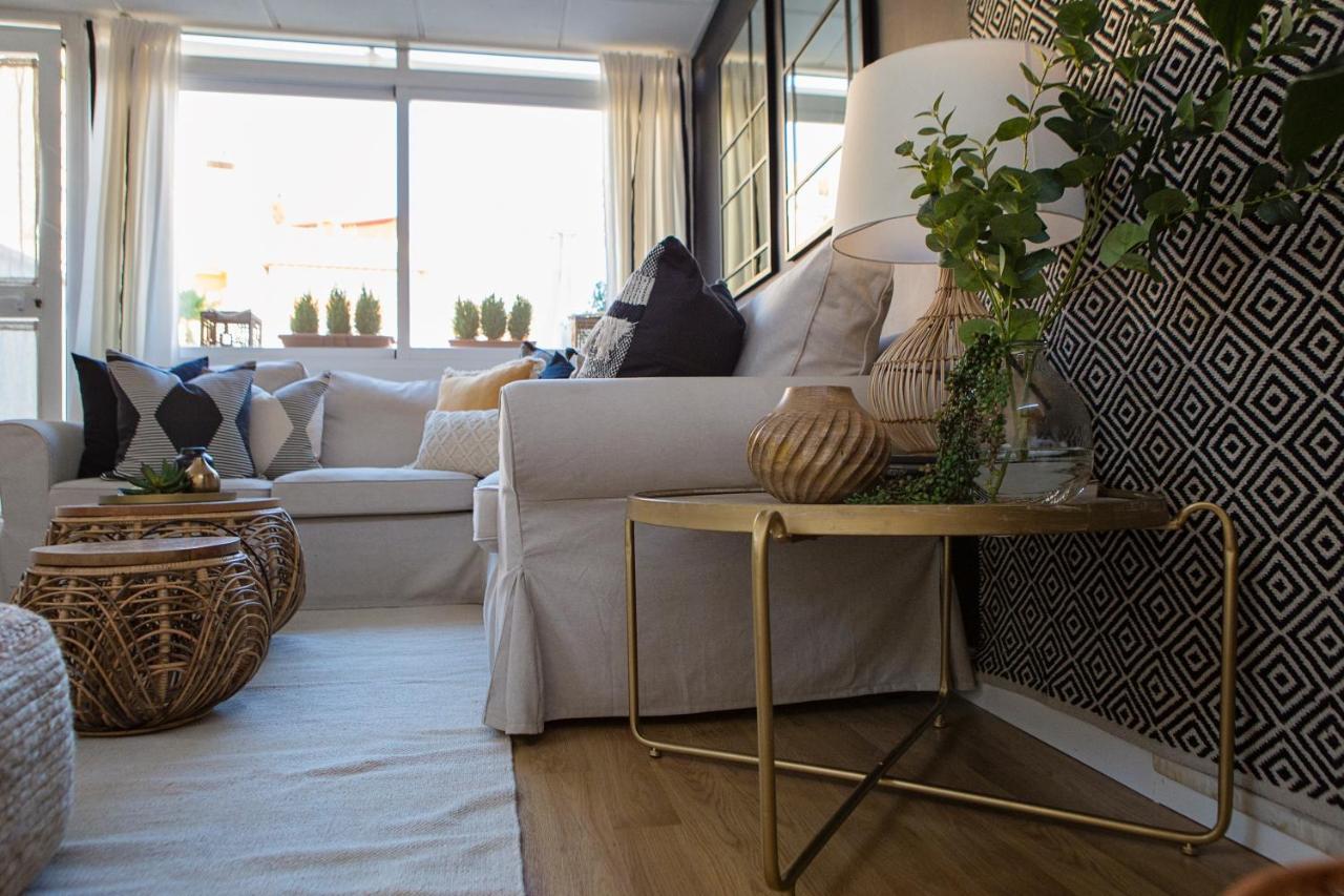Apartamento Sol y Malaga - Designer Duplex con Terraza y Parking Exterior foto